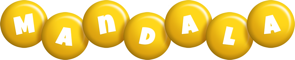 Mandala candy-yellow logo
