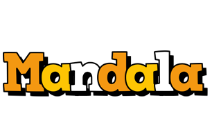 Mandala cartoon logo