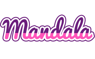 Mandala cheerful logo