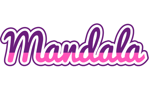Mandala cheerful logo