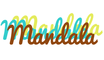 Mandala cupcake logo