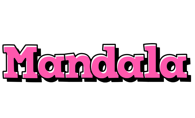 Mandala girlish logo