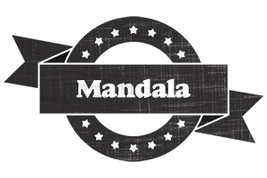 Mandala grunge logo