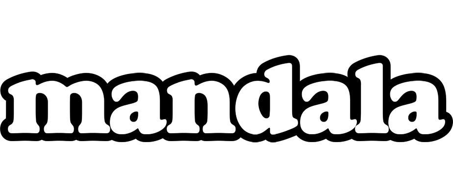 Mandala panda logo