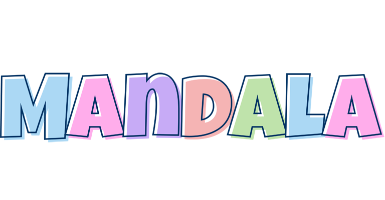 Mandala pastel logo