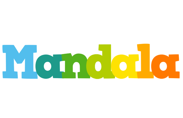 Mandala rainbows logo
