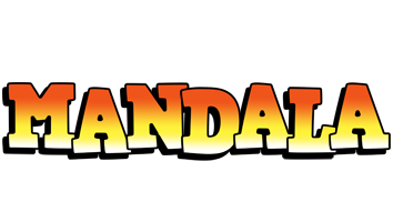 Mandala sunset logo