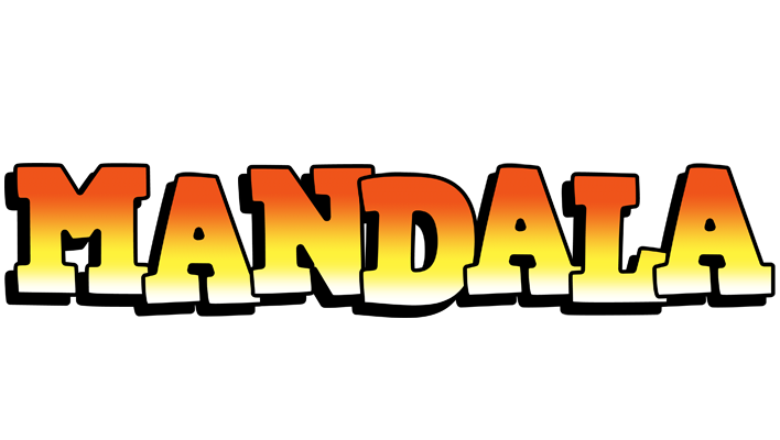 Mandala sunset logo