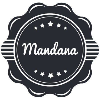 Mandana badge logo