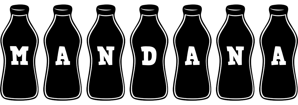 Mandana bottle logo