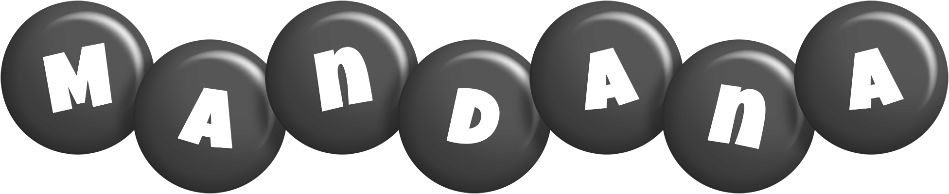 Mandana candy-black logo
