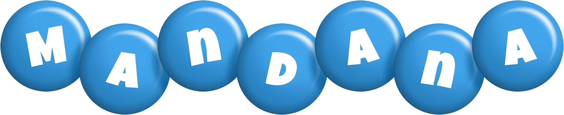 Mandana candy-blue logo