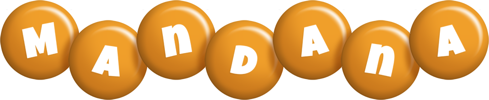 Mandana candy-orange logo