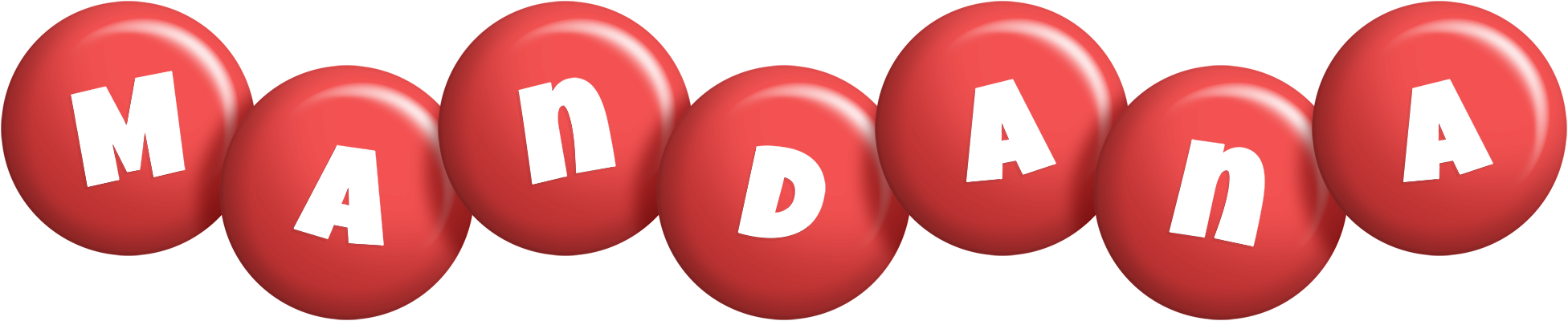 Mandana candy-red logo