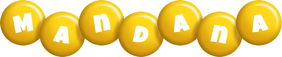 Mandana candy-yellow logo