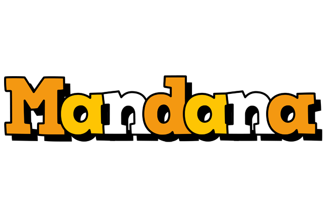 Mandana cartoon logo