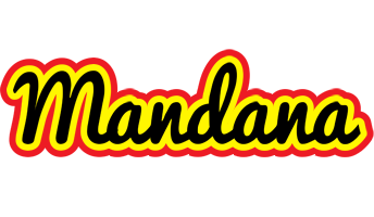 Mandana flaming logo