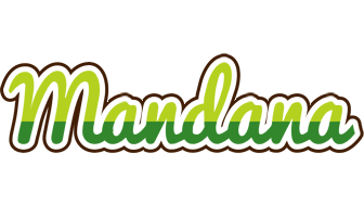 Mandana golfing logo