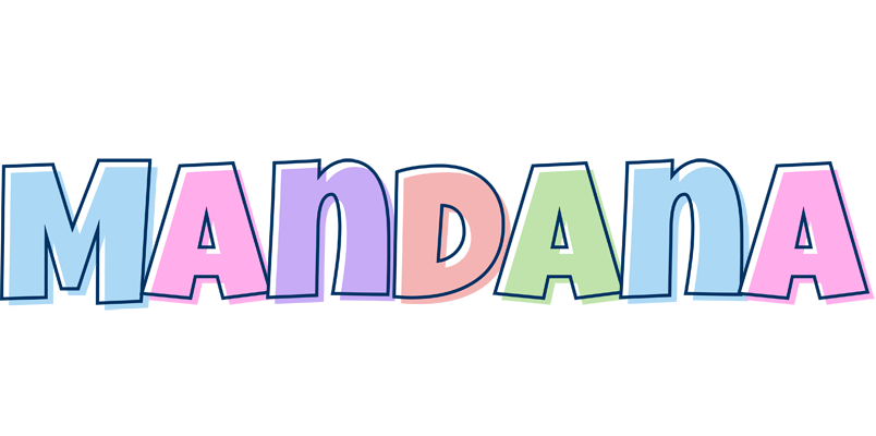 Mandana pastel logo