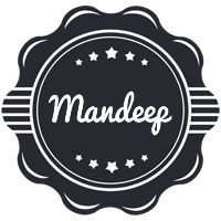 Mandeep badge logo