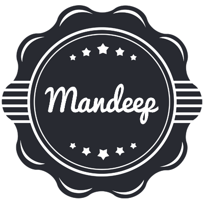 Mandeep badge logo