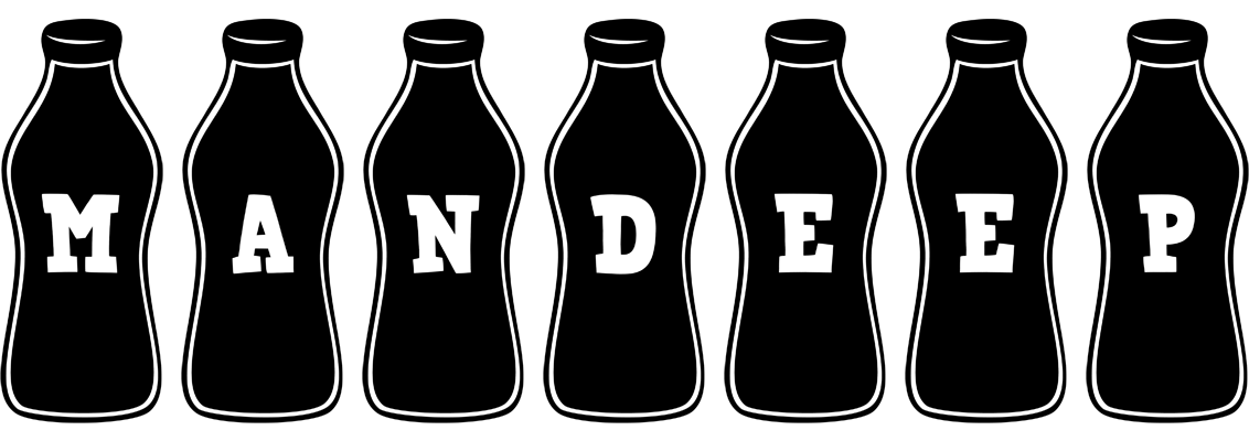 Mandeep bottle logo