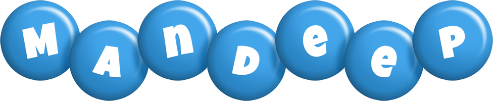 Mandeep candy-blue logo