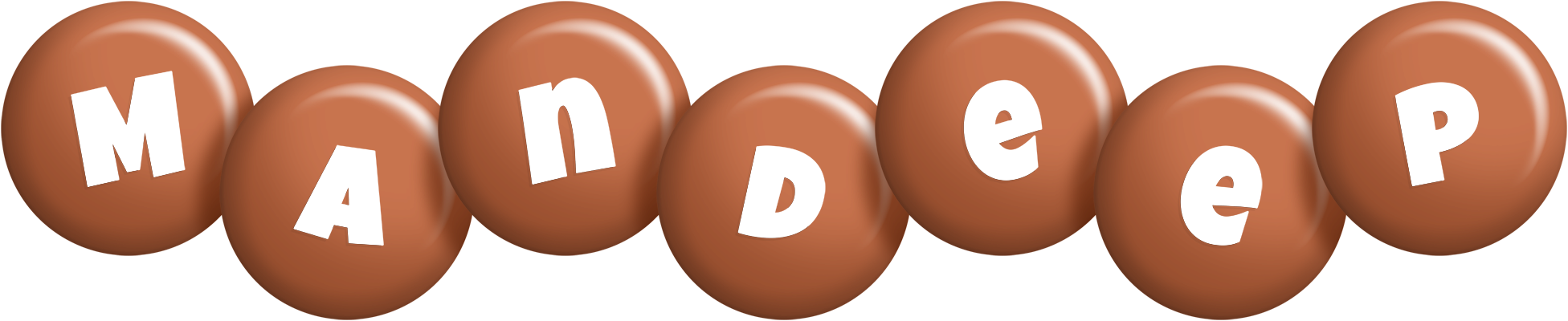 Mandeep candy-brown logo
