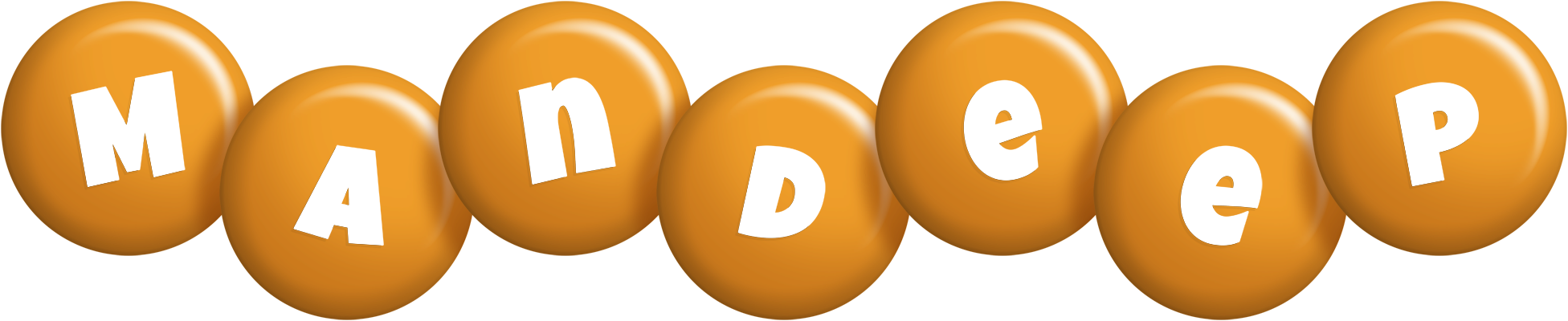 Mandeep candy-orange logo