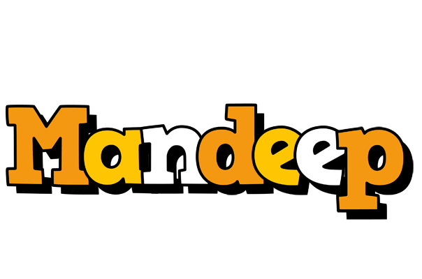 Mandeep cartoon logo