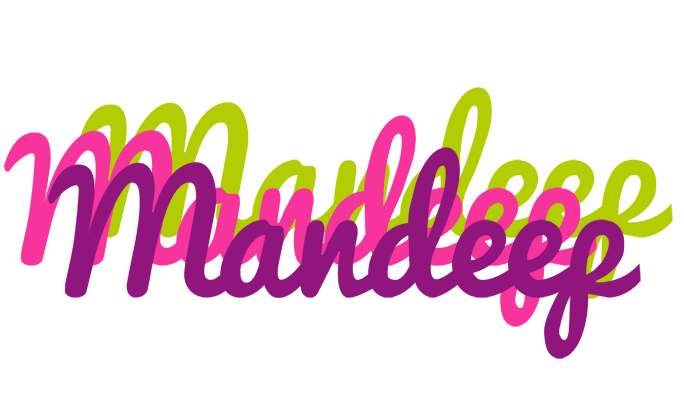 Mandeep flowers logo
