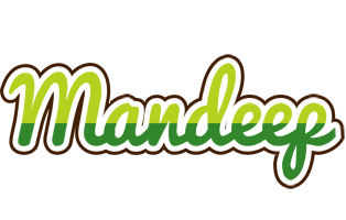 Mandeep golfing logo