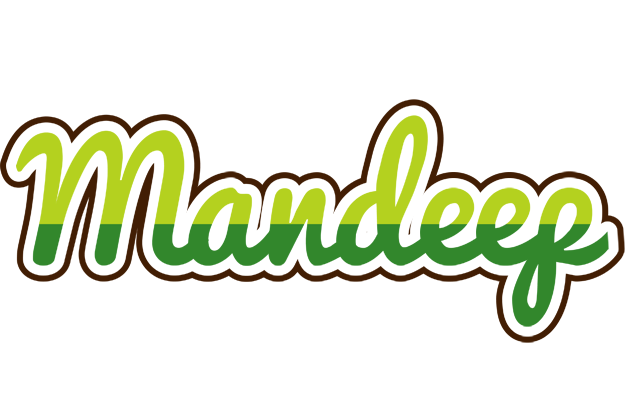 Mandeep golfing logo