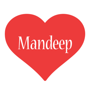 Mandeep love logo