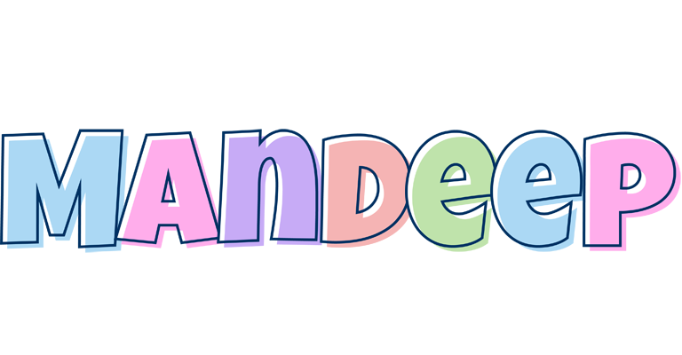 Mandeep pastel logo