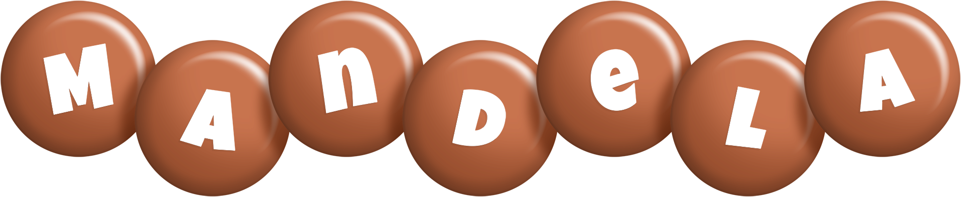 Mandela candy-brown logo