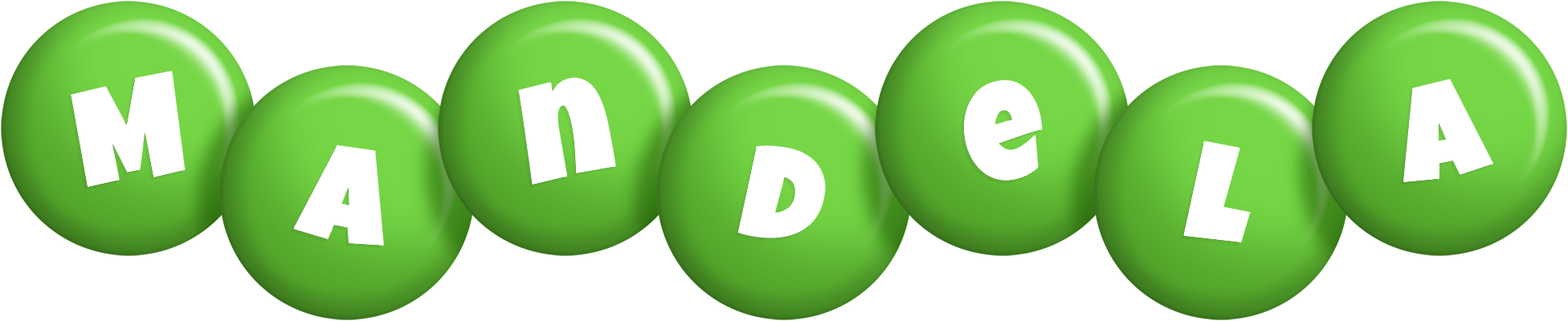 Mandela candy-green logo