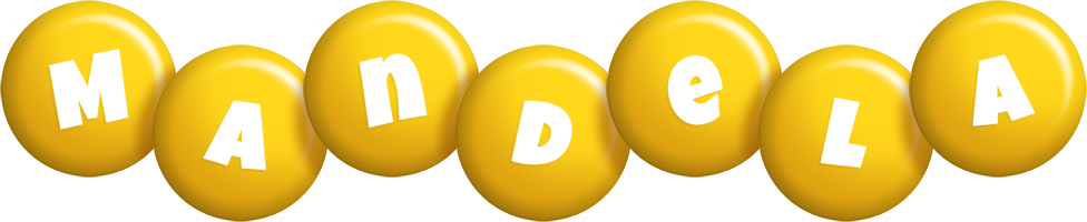 Mandela candy-yellow logo