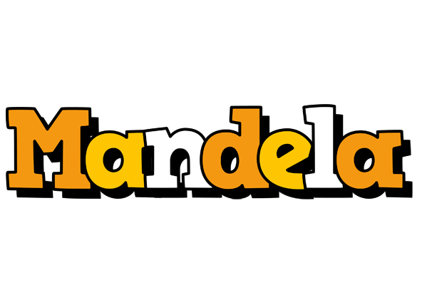 Mandela cartoon logo