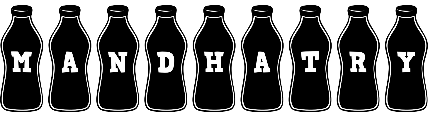 Mandhatry bottle logo
