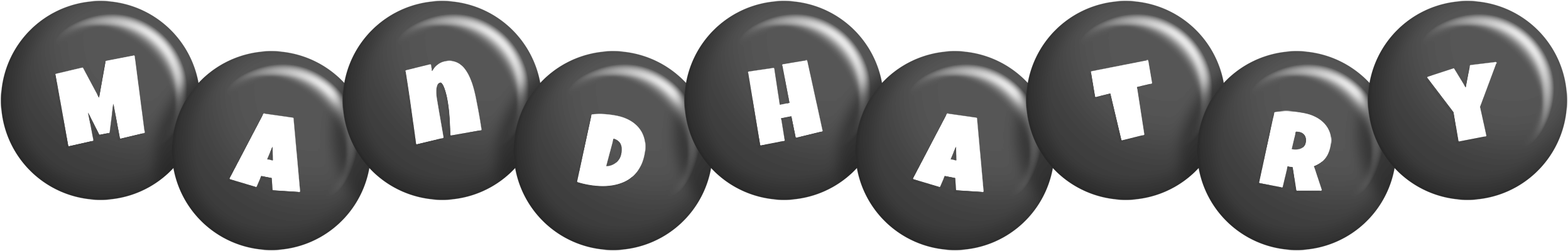 Mandhatry candy-black logo