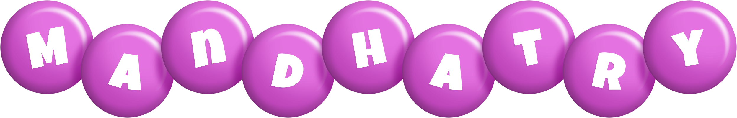 Mandhatry candy-purple logo