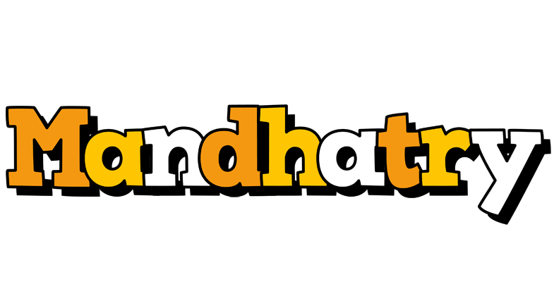 Mandhatry cartoon logo