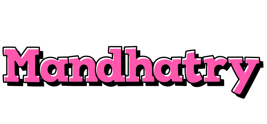 Mandhatry girlish logo