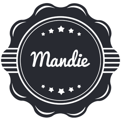 Mandie badge logo