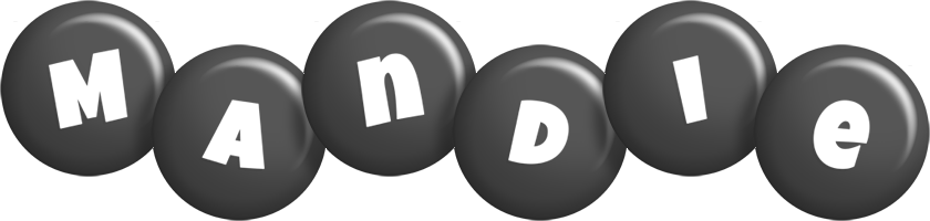 Mandie candy-black logo