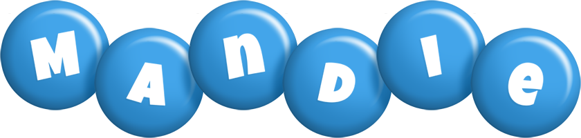 Mandie candy-blue logo