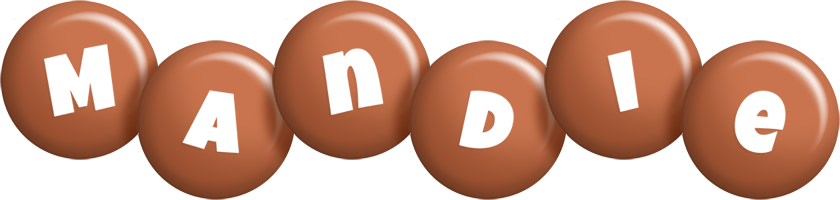 Mandie candy-brown logo