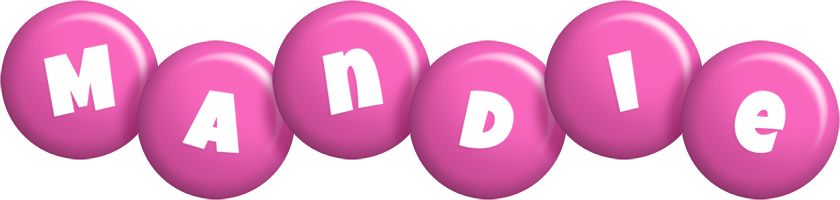 Mandie candy-pink logo