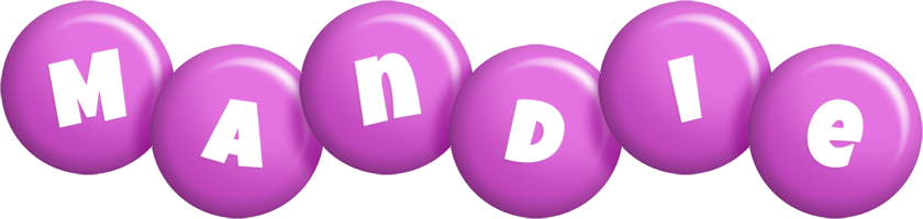 Mandie candy-purple logo